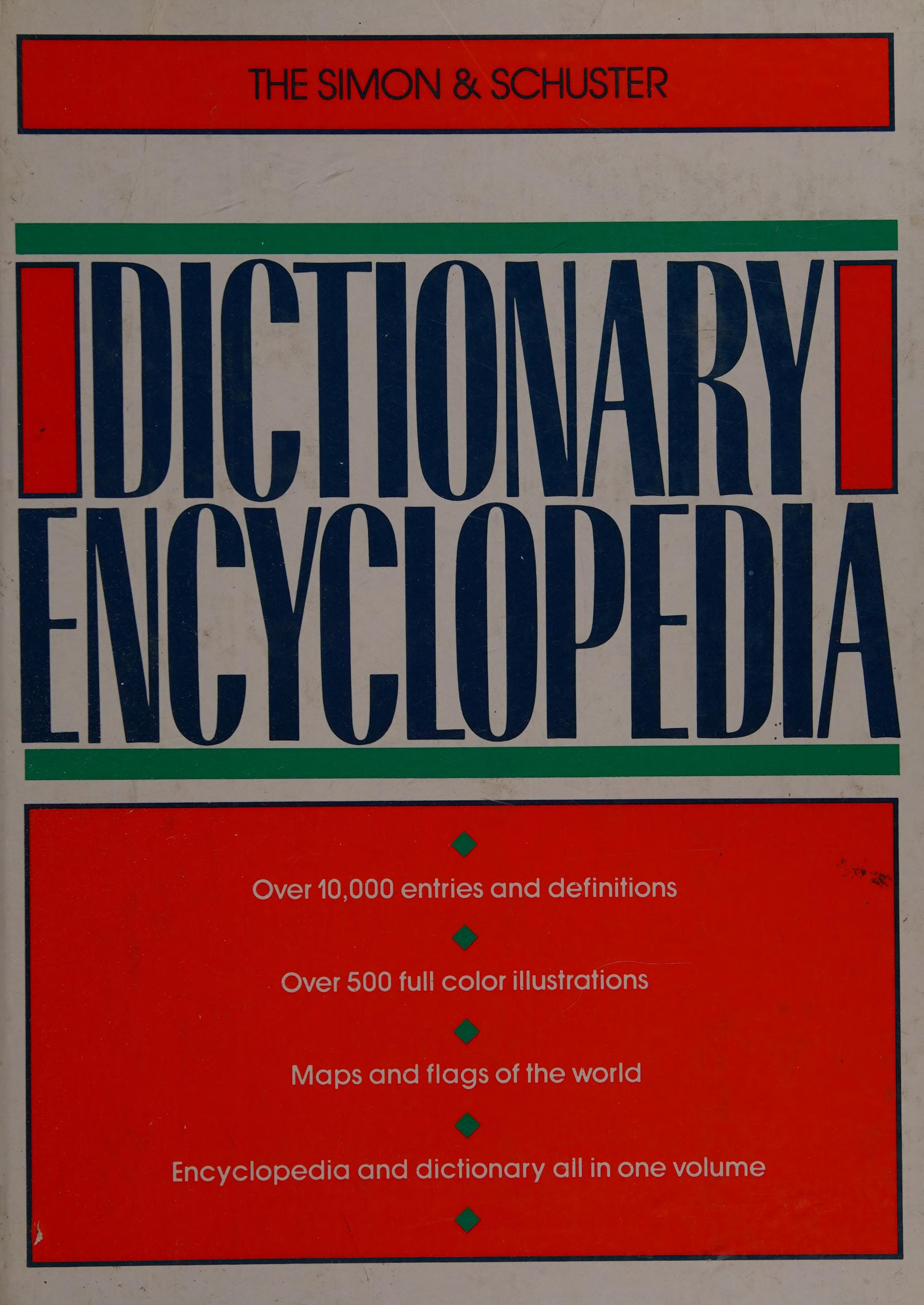 The Simon & Schuster Illustrated Dictionary Encyclopedia