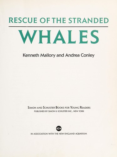 RESCUE OF THE STRANDED WHALES (Books for Young Readers)