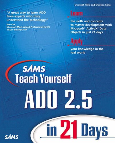 ADO 2.5 (Teach Yourself In 21 Days)