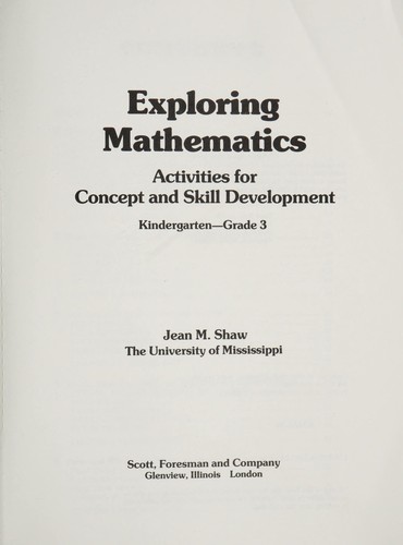 Exploring Mathematics