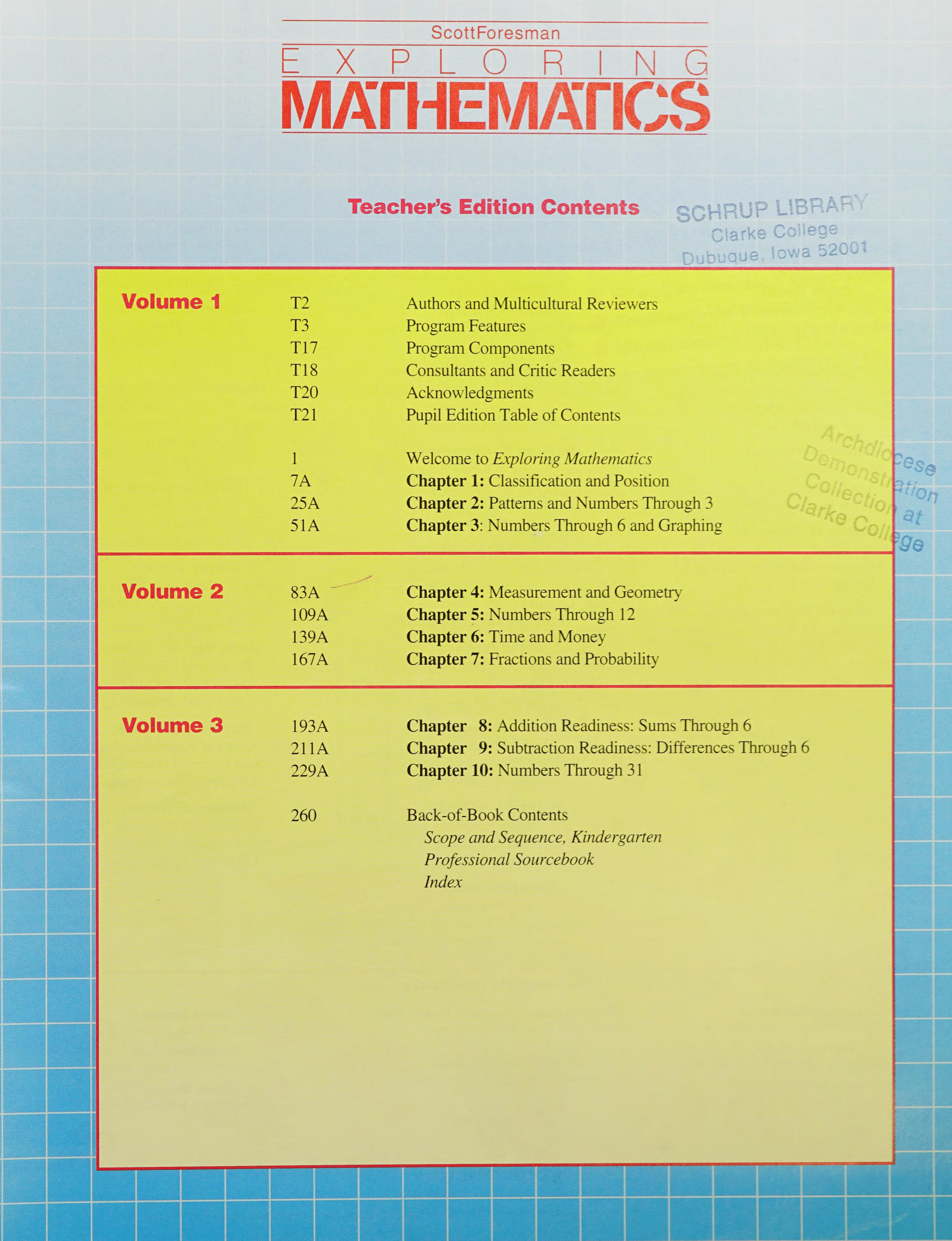 Scott Foresman Exploring Mathematics