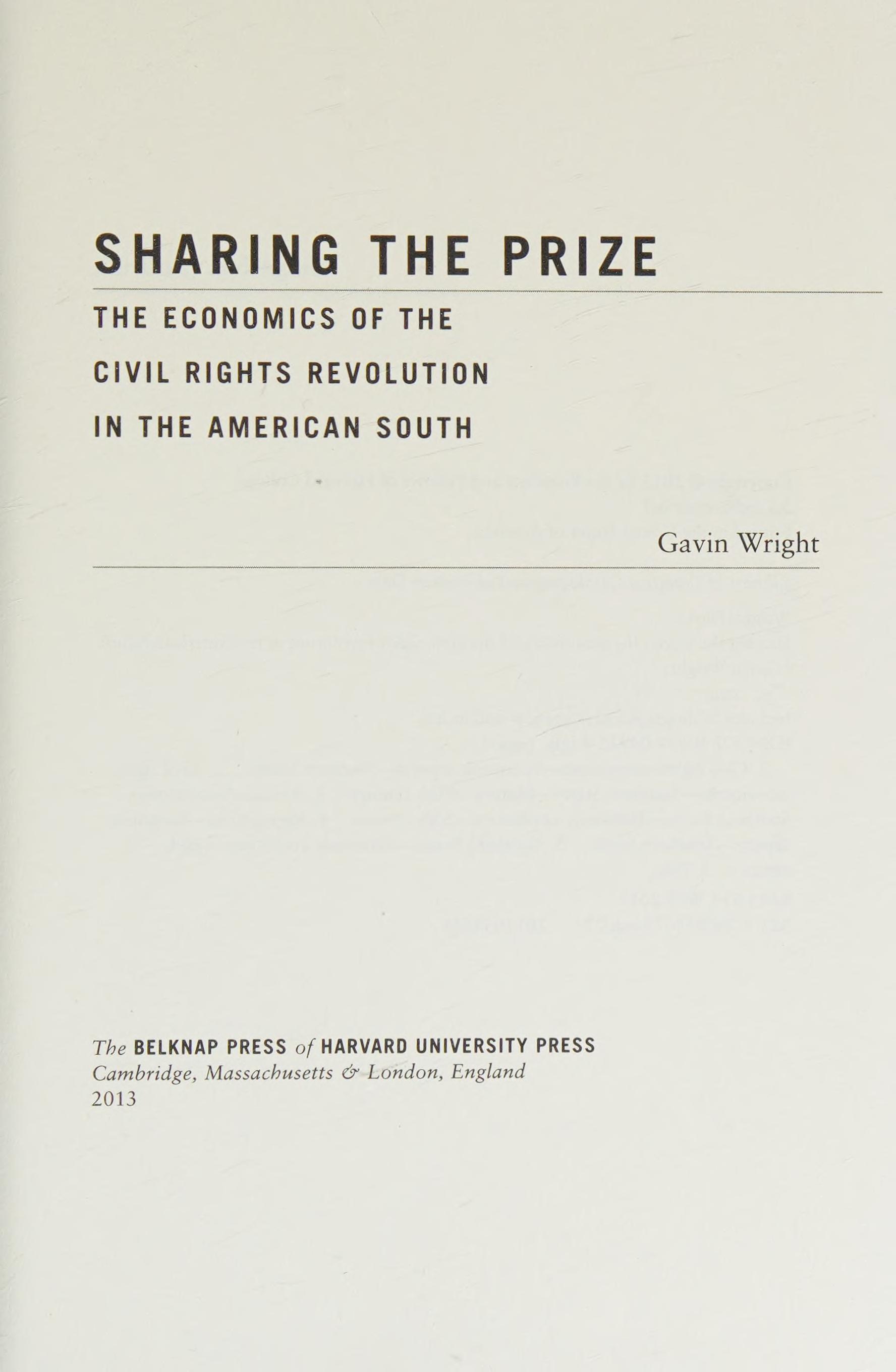Sharing the Prize