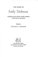 Poems (3 Volume Boxed Set): Including Variant Readings Critically Compared With All Known Manuscripts (Belknap Press)