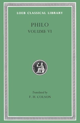 Philo Volume VI