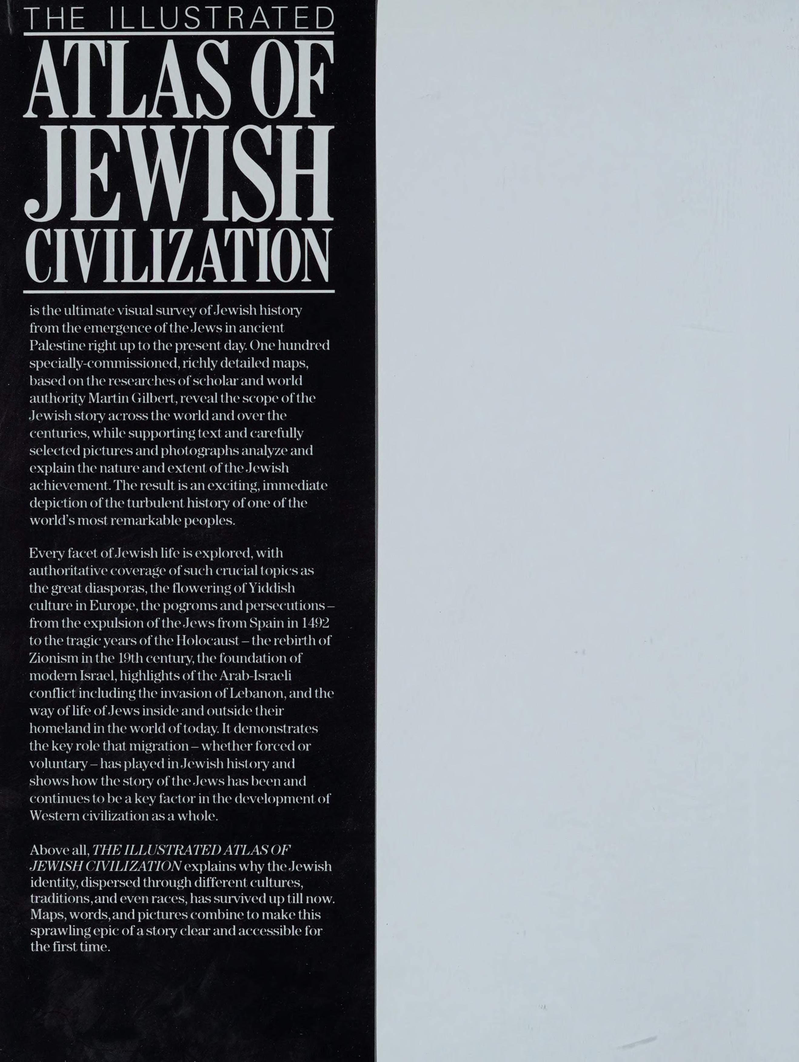 Illustrated Atlas Of Jewish Civilization