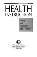 Health Instruction: Theory And Application