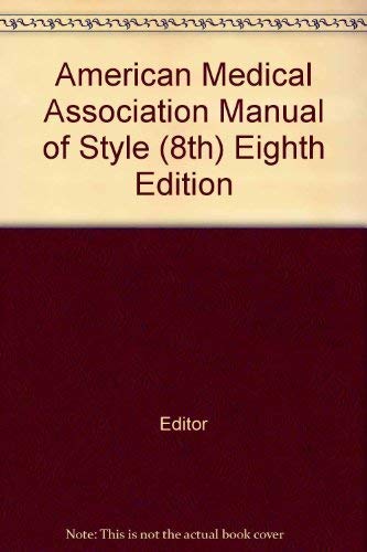 American Medical Association Manual Of Style