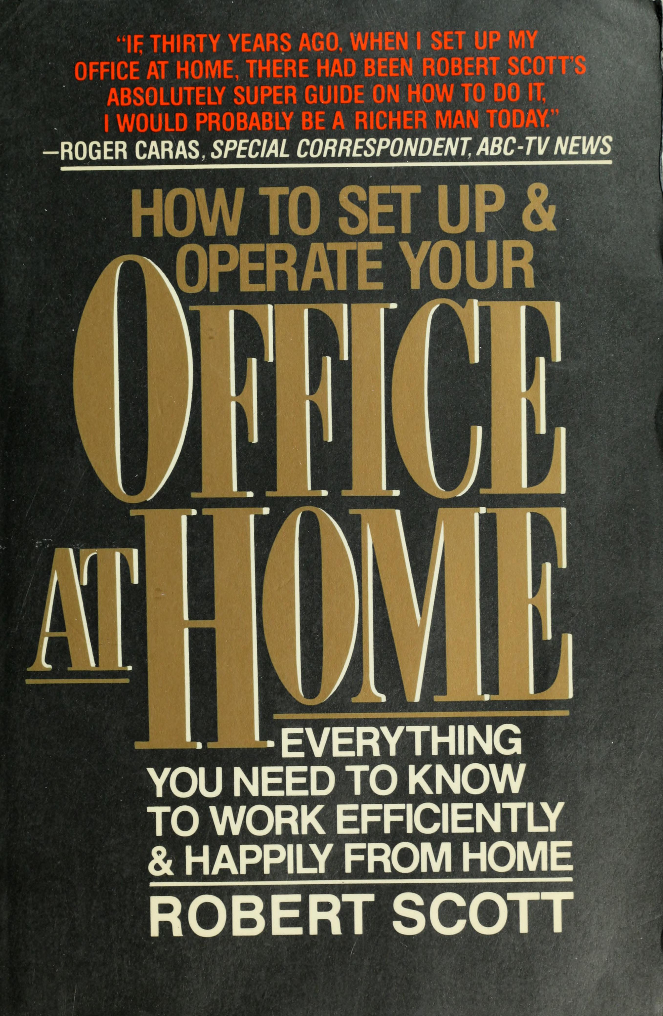 Office at Home/How to Set up and Operate Your Office at Home