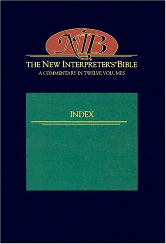 The New Interpreter's Bible Index