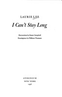 I Can't Stay Long