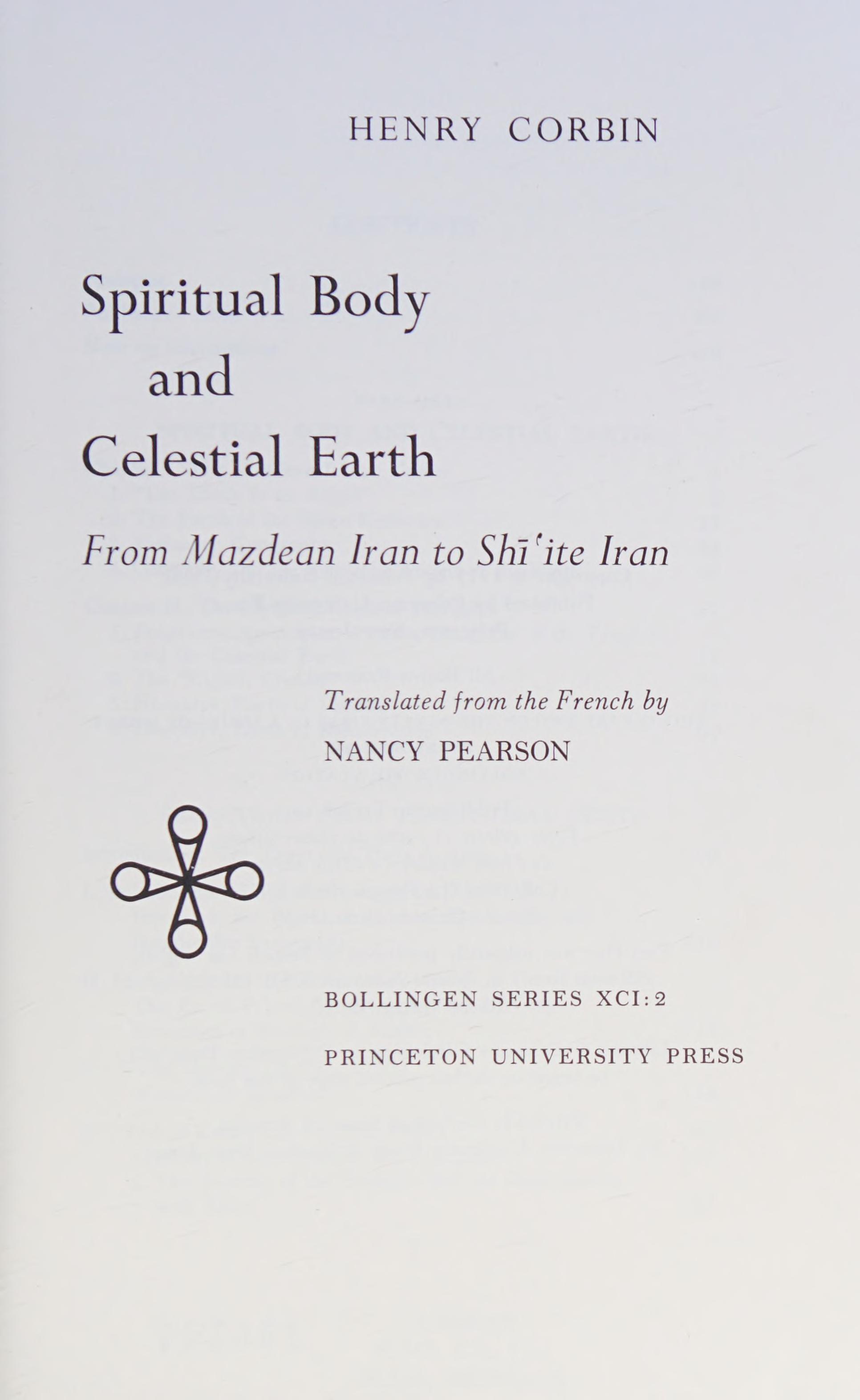 Spiritual Body and Celestial Earth