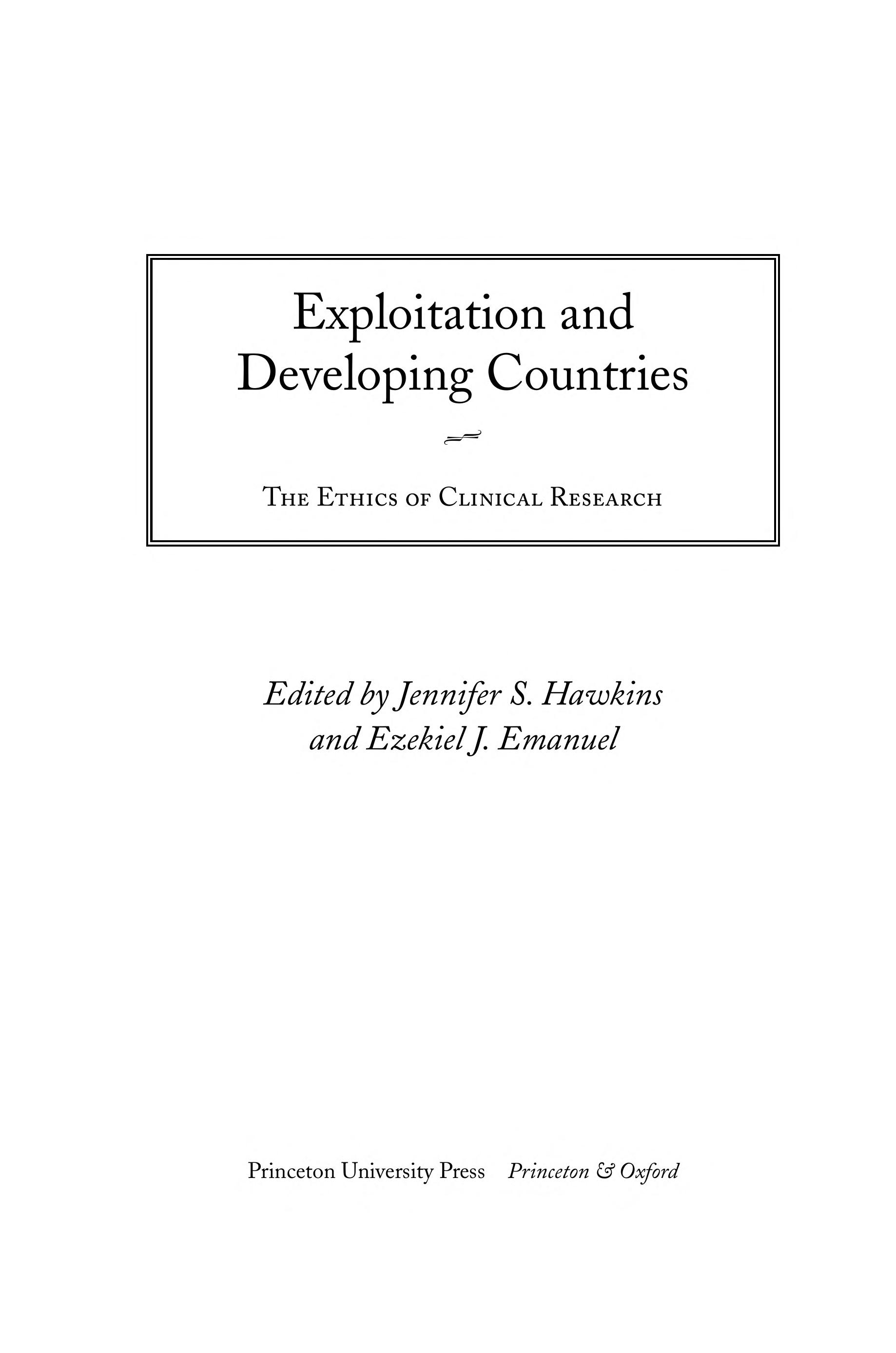 Exploitation and Developing Countries