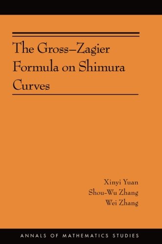 The Gross-Zagier Formula On Shimura Curves: (AMS-184) (Annals Of Mathematics Studies, 184)