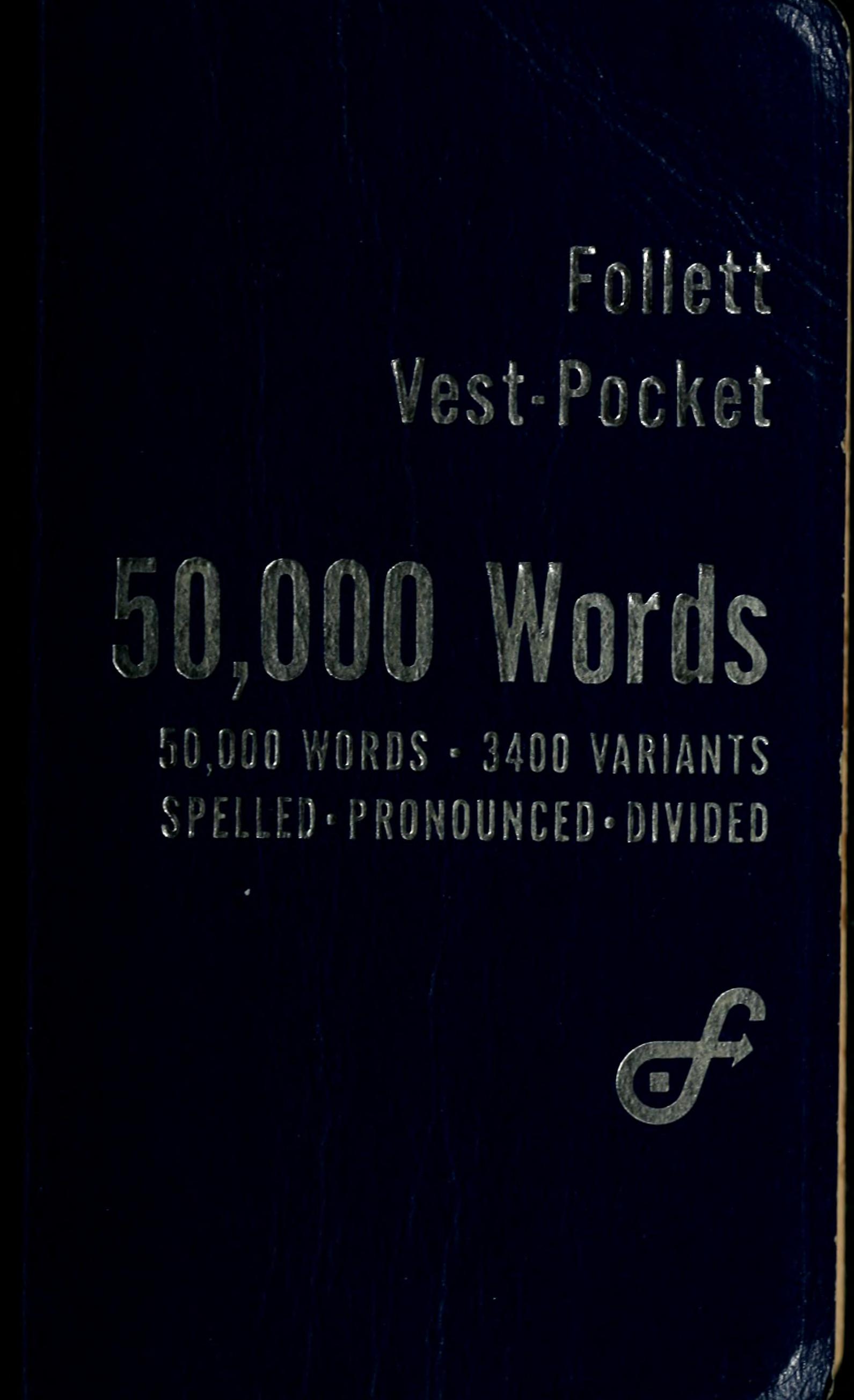 New Century Vest Pocket 50000 Words Divided And Spelled