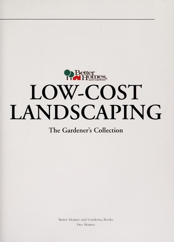 Low-Cost Landscaping