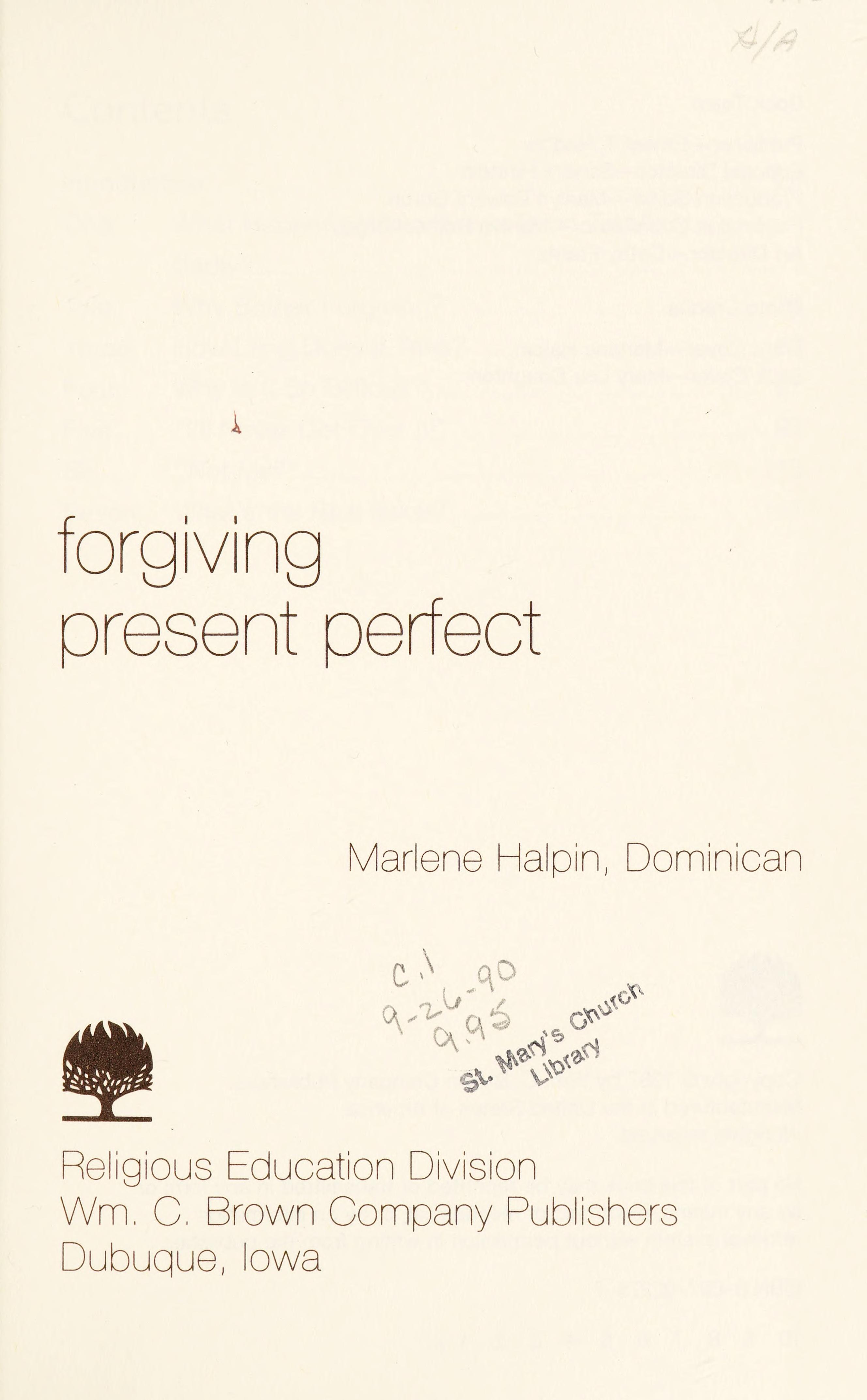 Forgiving