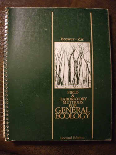 Field And Laboratory Methods Of General Ecology