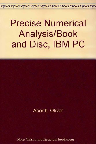 Precise Numerical Analysis/Book And Disc, IBM PC