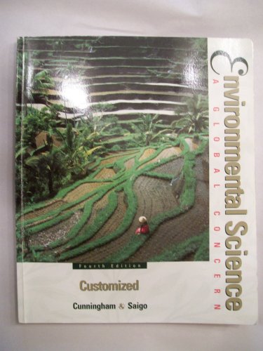 Environmental Science A Global Concern Fourth Edition 1997