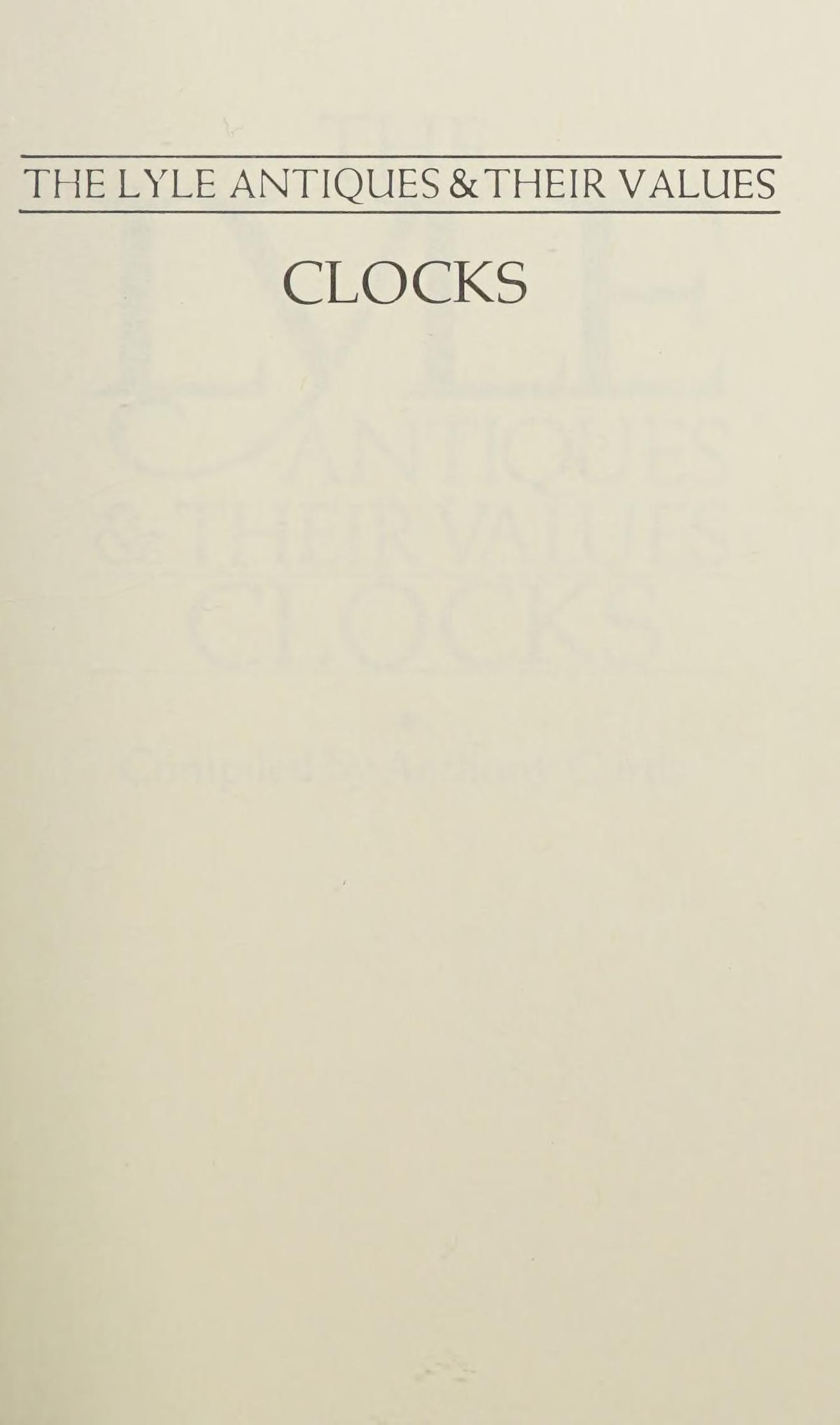 Clocks