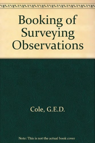 Booking of Surveying Observations
