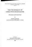 The technique of child psychoanalysis