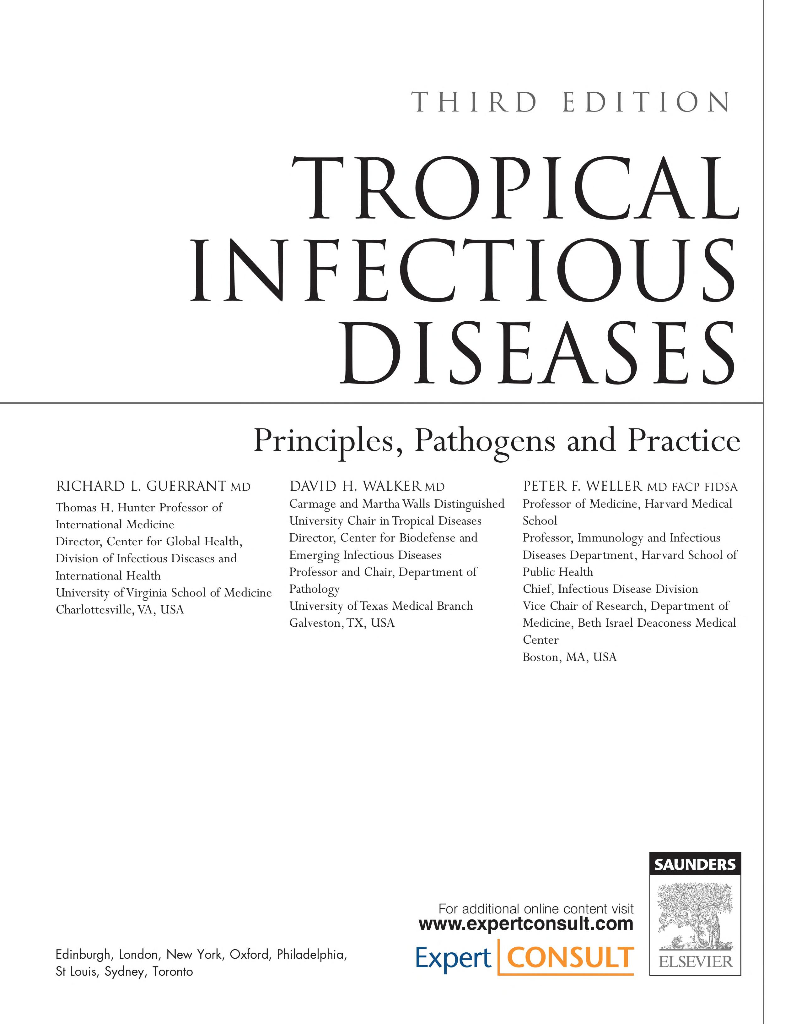 Tropical Infectious Diseases