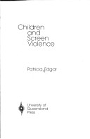 Children And Screen Violence