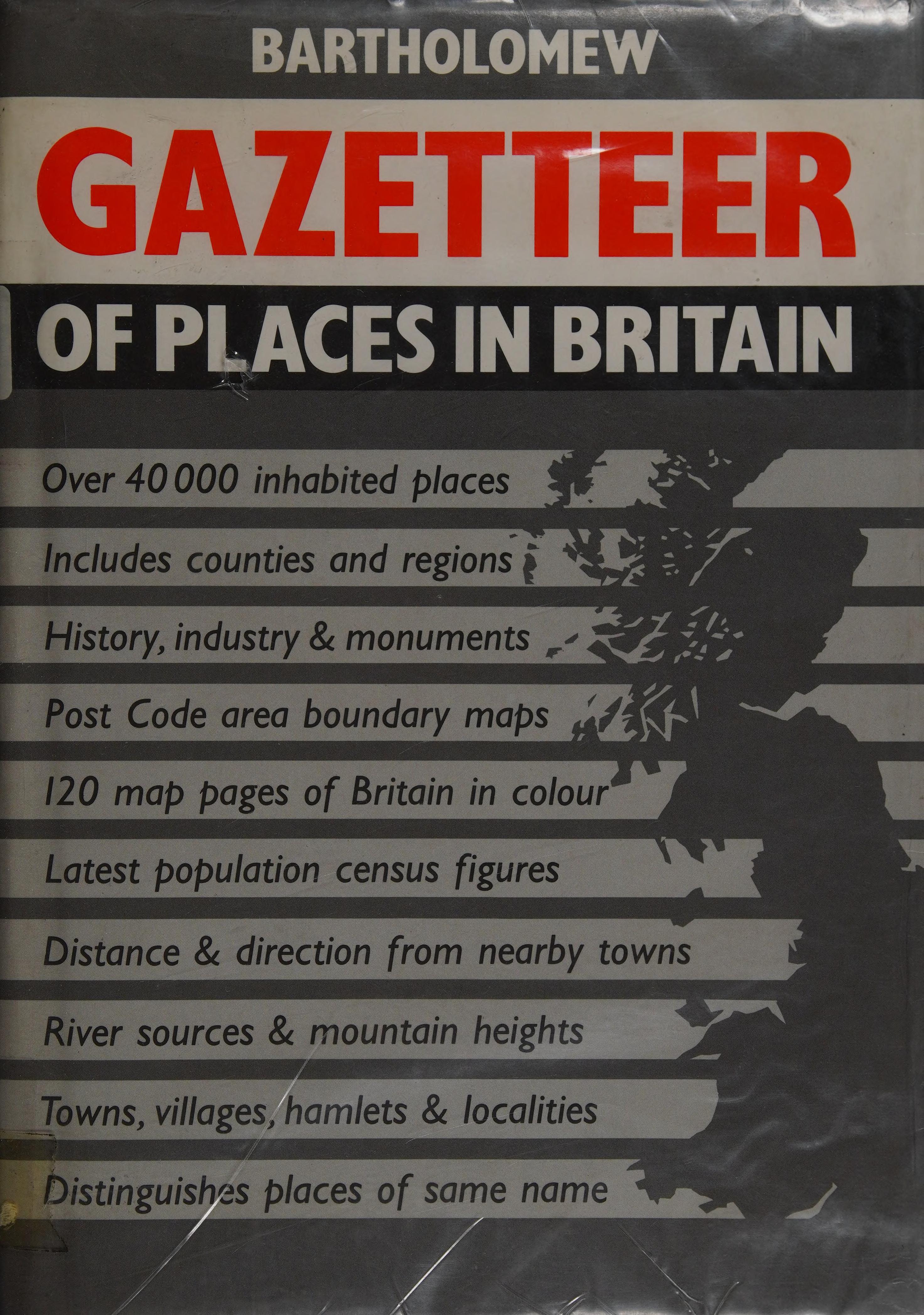 Bartholomew Gazetteer Of Places In Britain