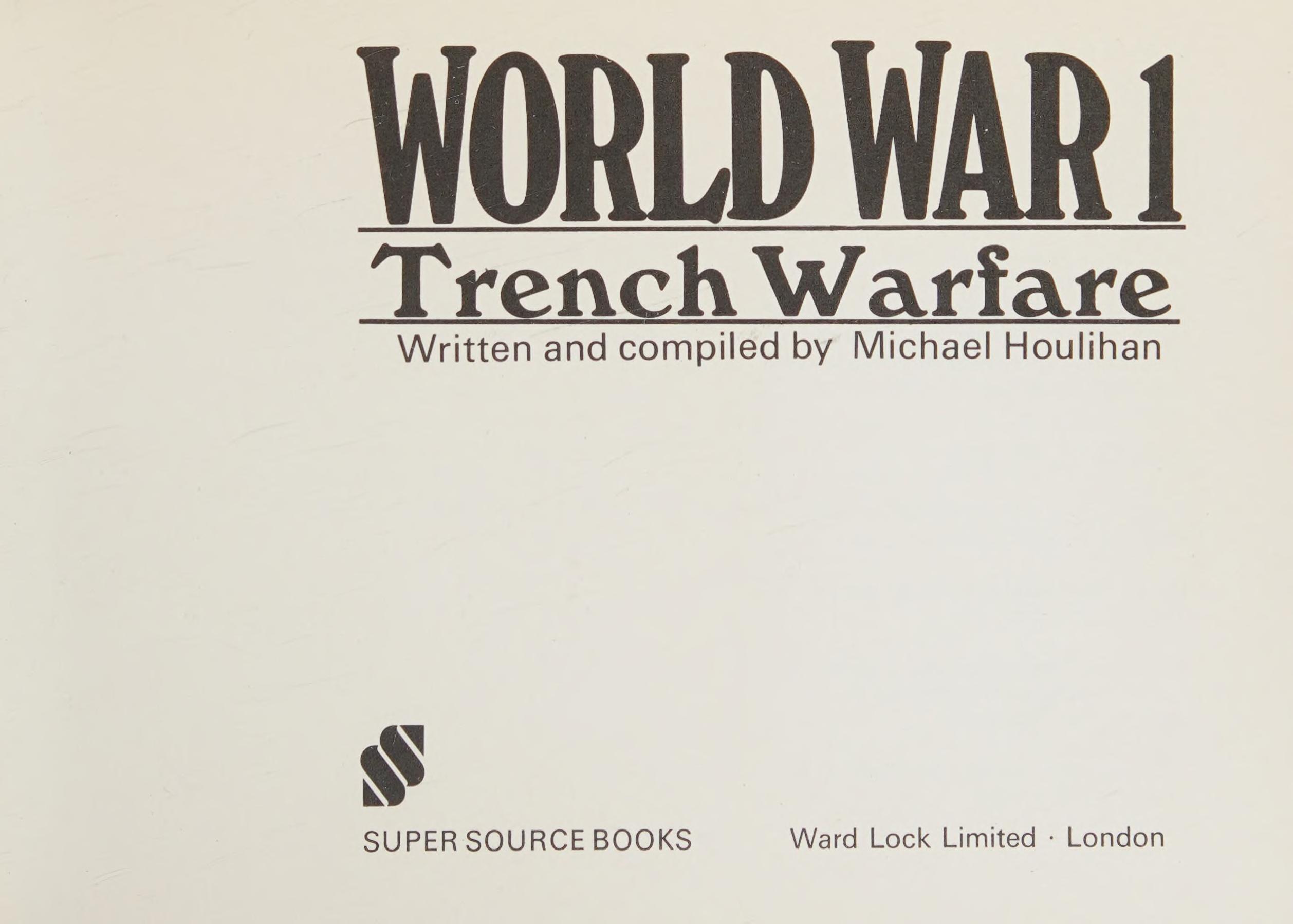 World War I: Trench Warfare