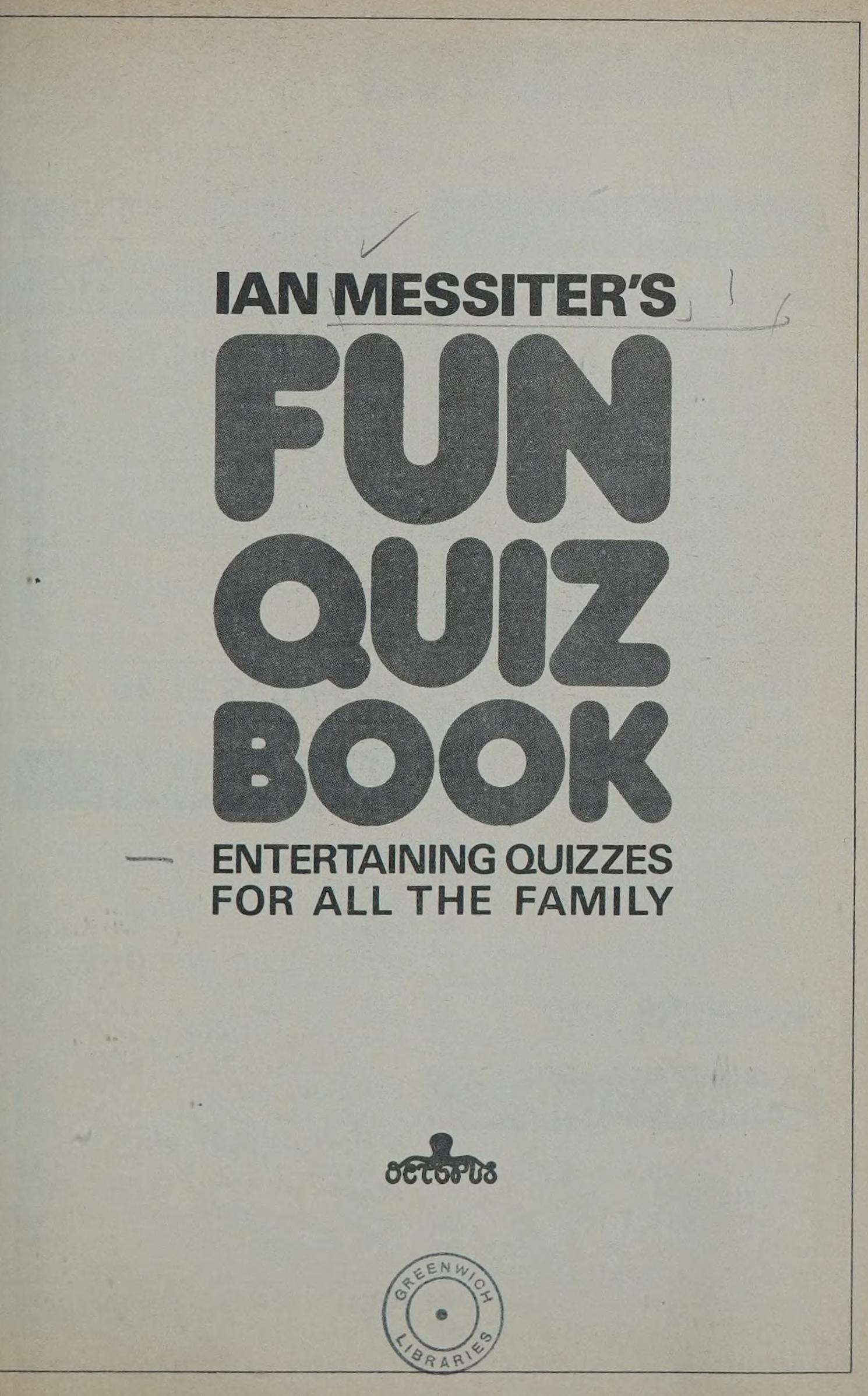 Fun Quiz Book