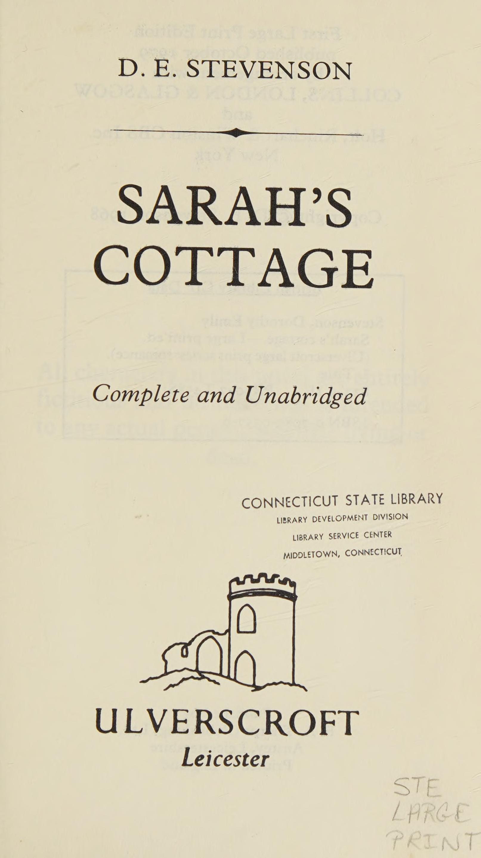 Sarah's Cottage