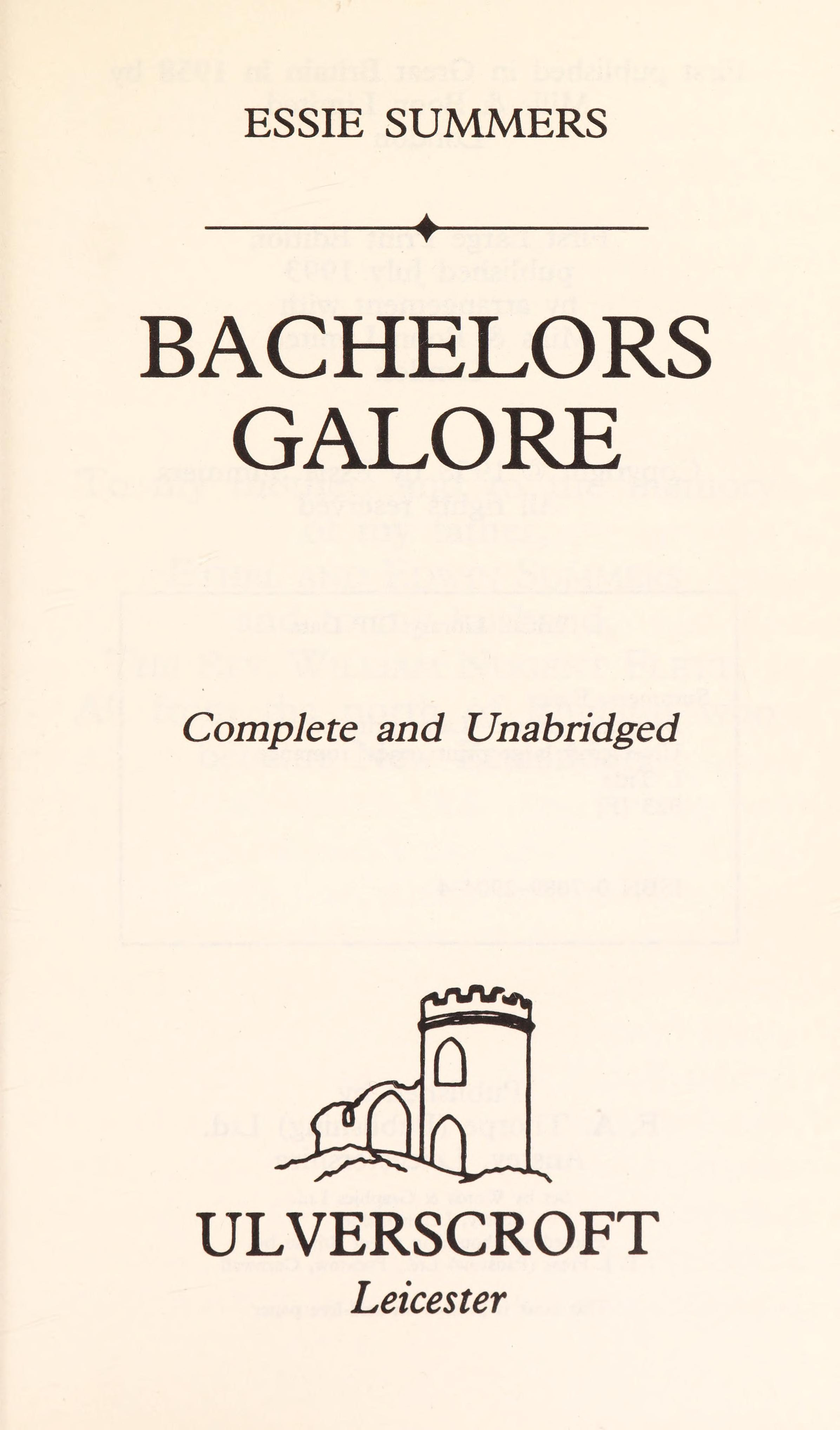 Bachelors Galore