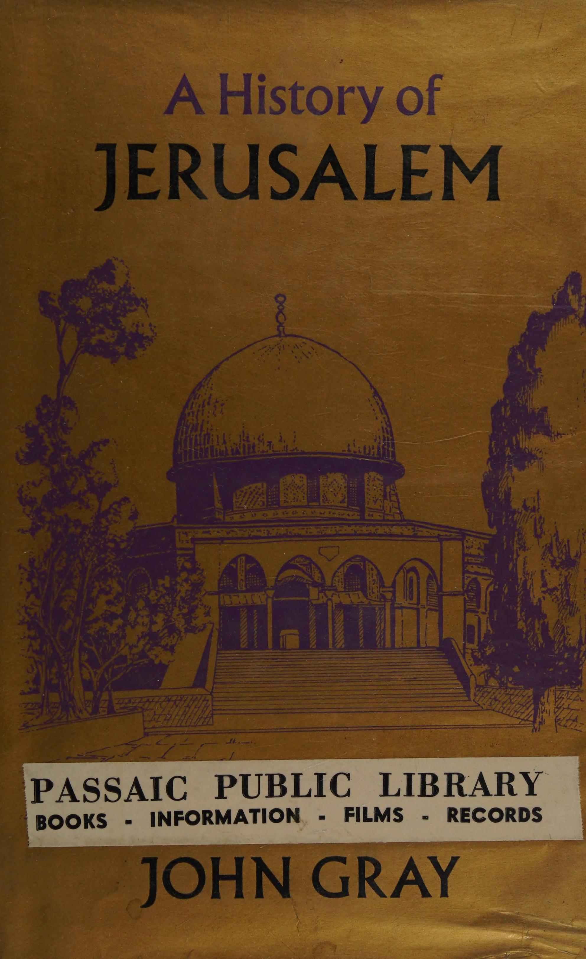 A History of Jerusalem