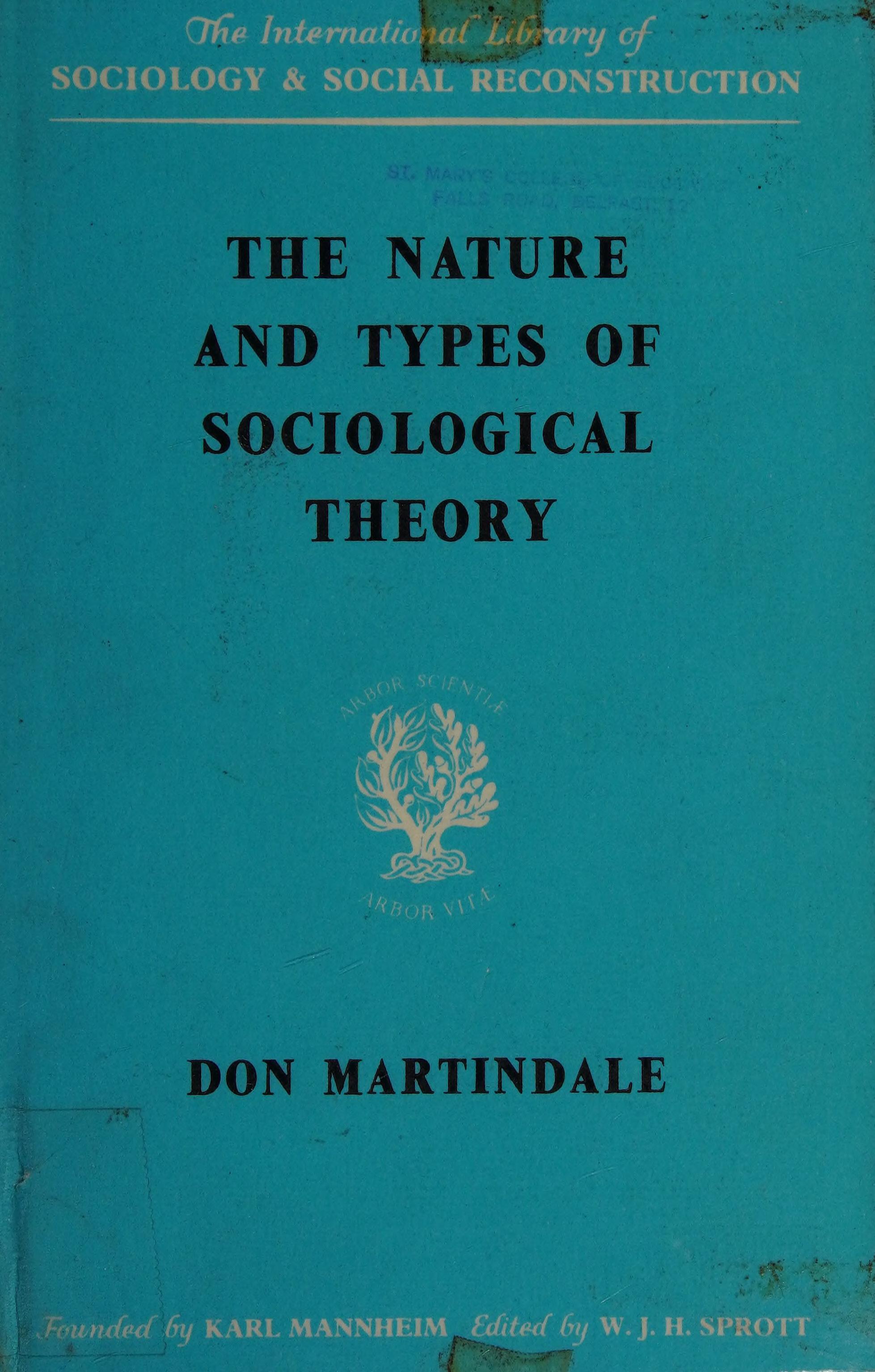 Nature and Types of Sociological Theory