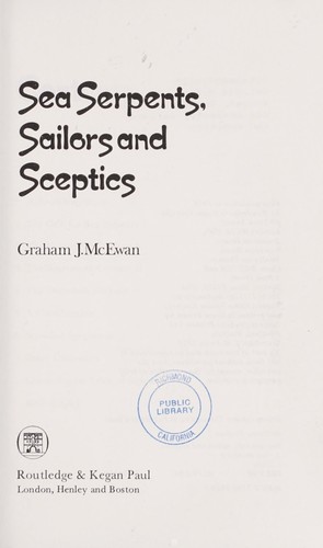 Sea Serpents, Sailors, and Sceptics