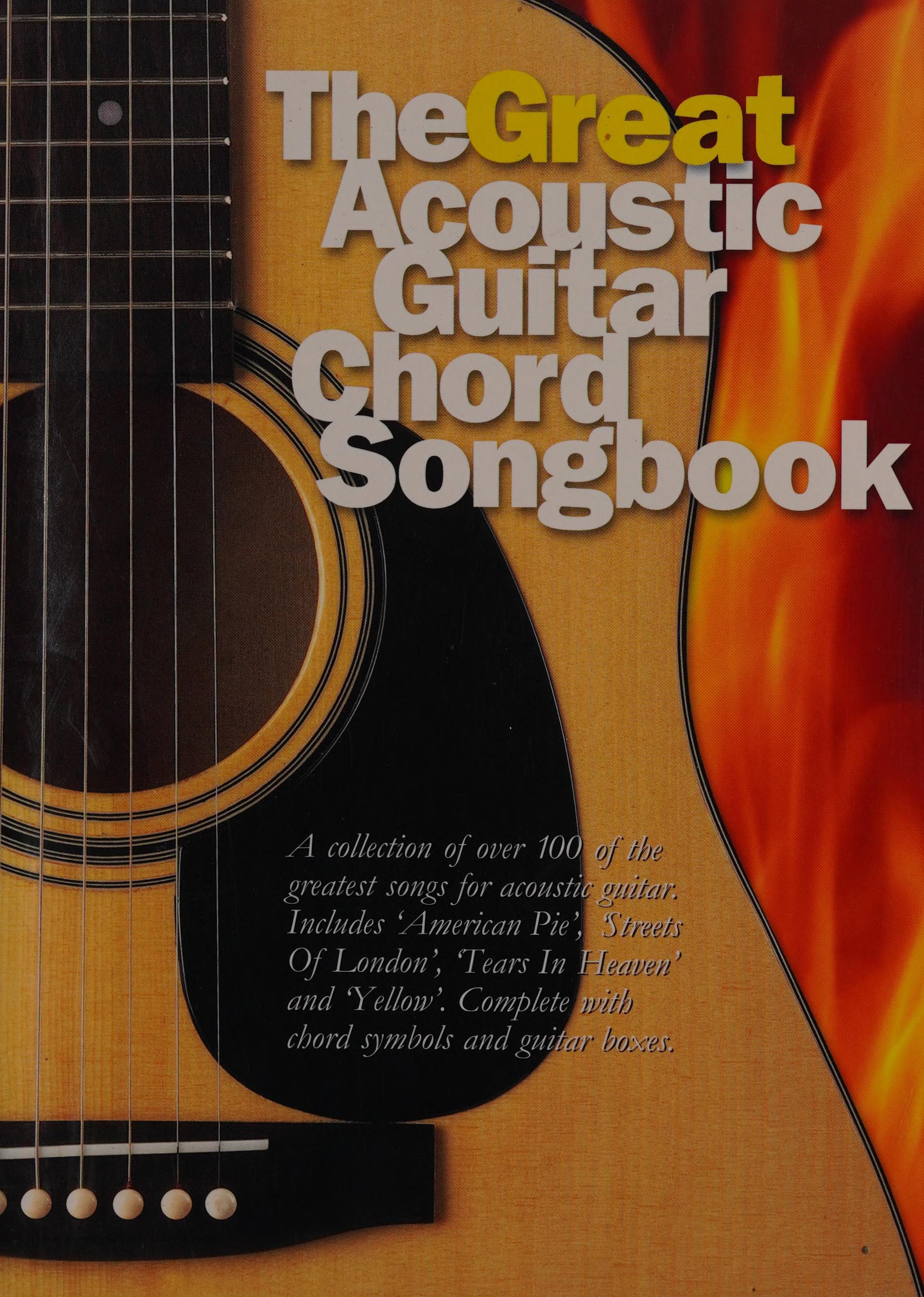 THE GREAT ACOUSTIC GUITAR CHORD SONGBOOK