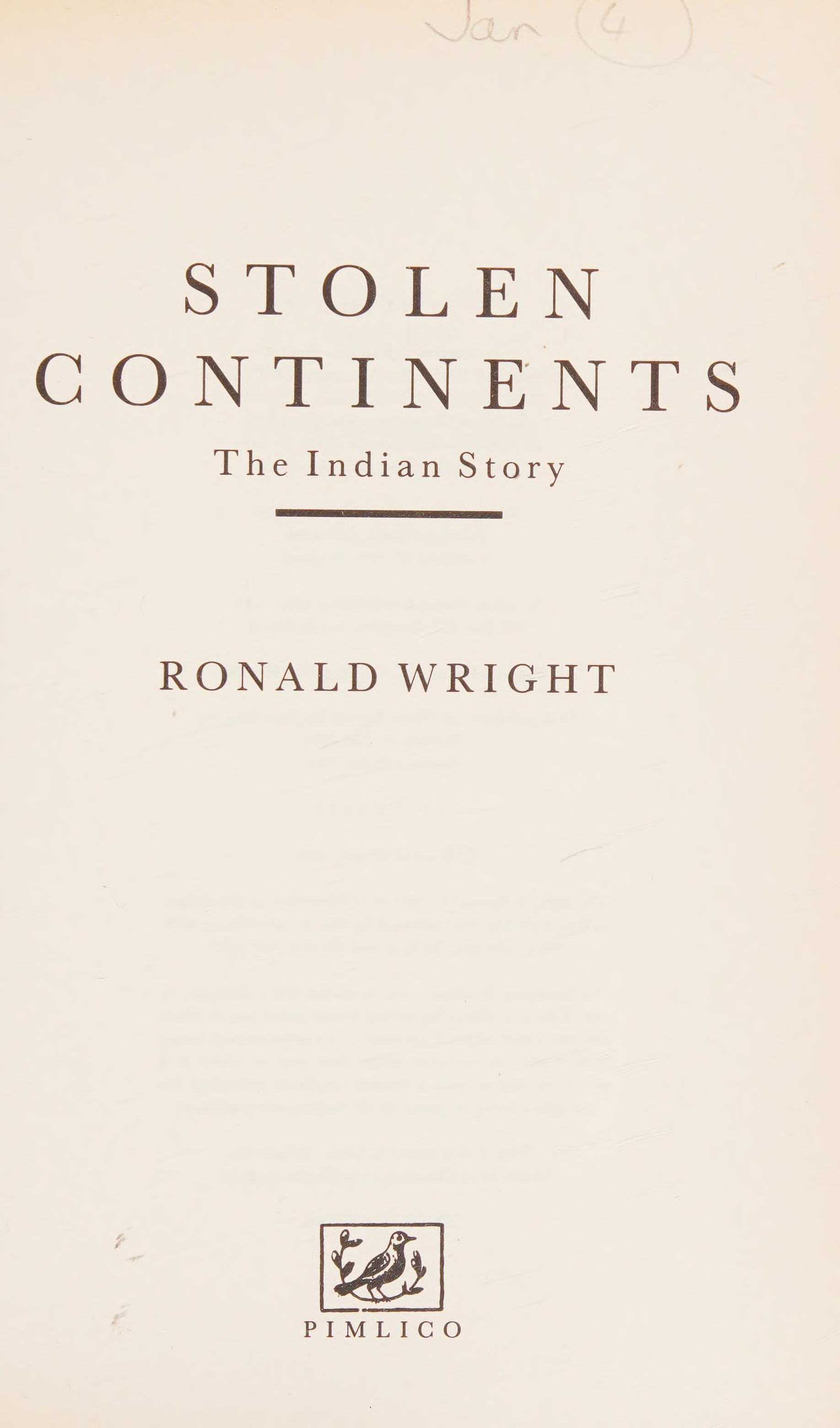 Stolen Continents