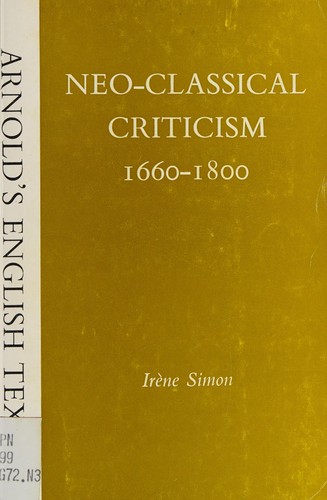 Neo-Classical Criticism, 1660-1800