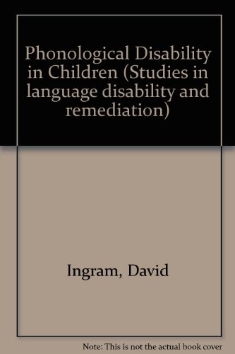 Phonological Disability in Children