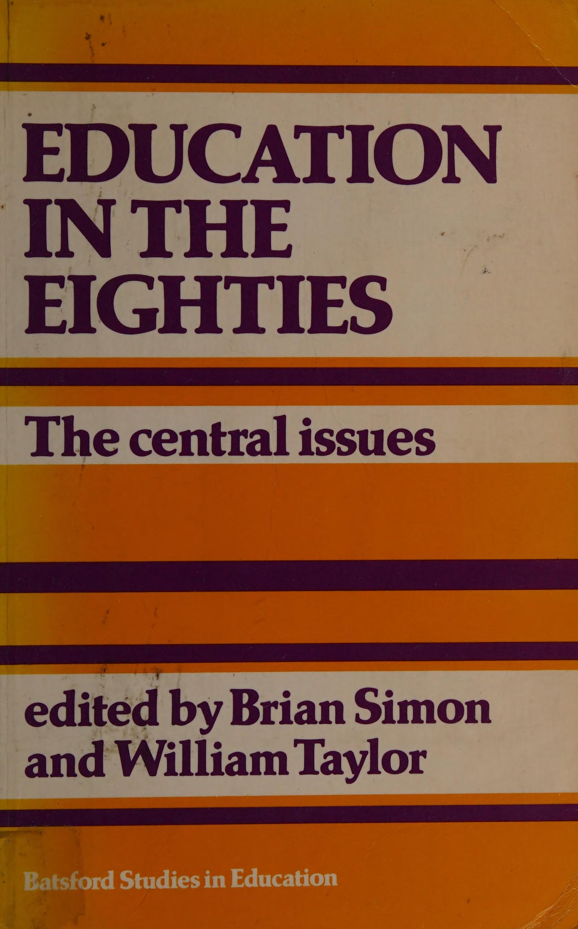 Education in the Eighties