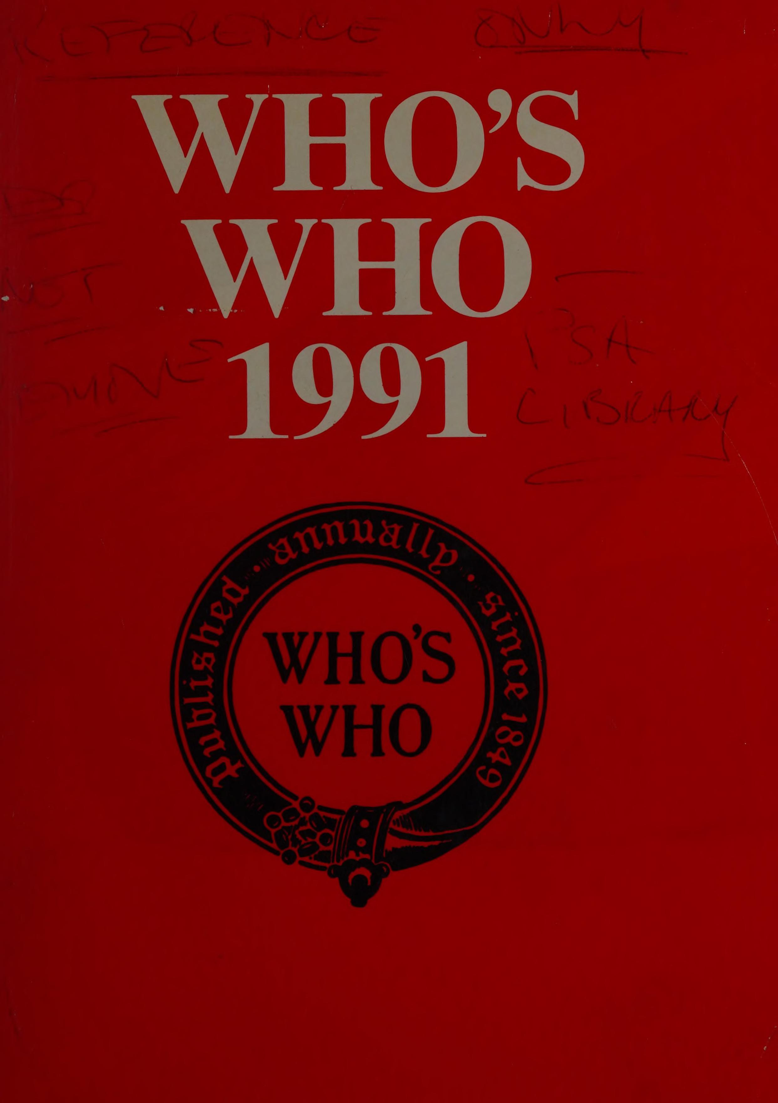 Who's Who 1991