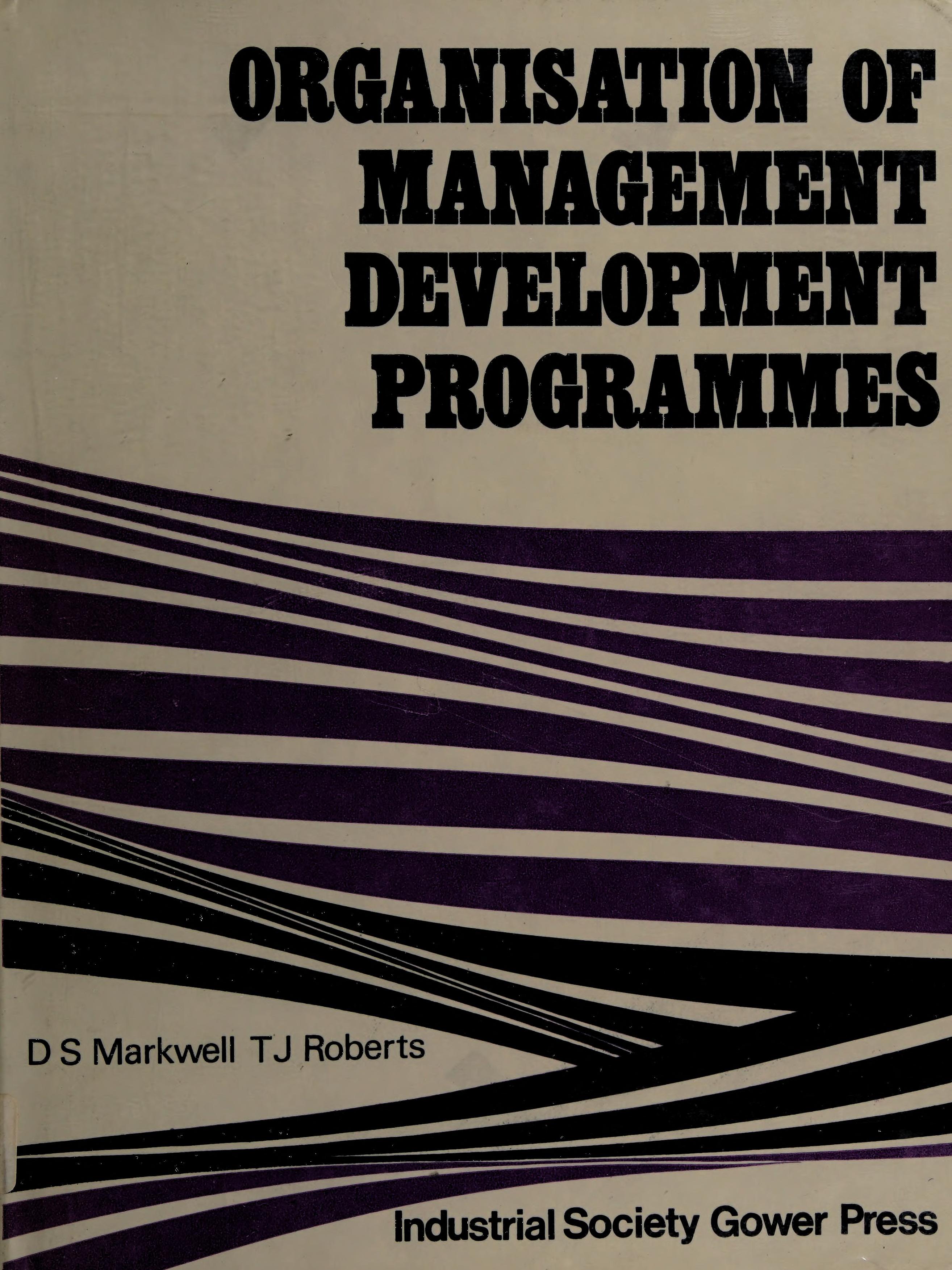Organisation of Management Development Programmes