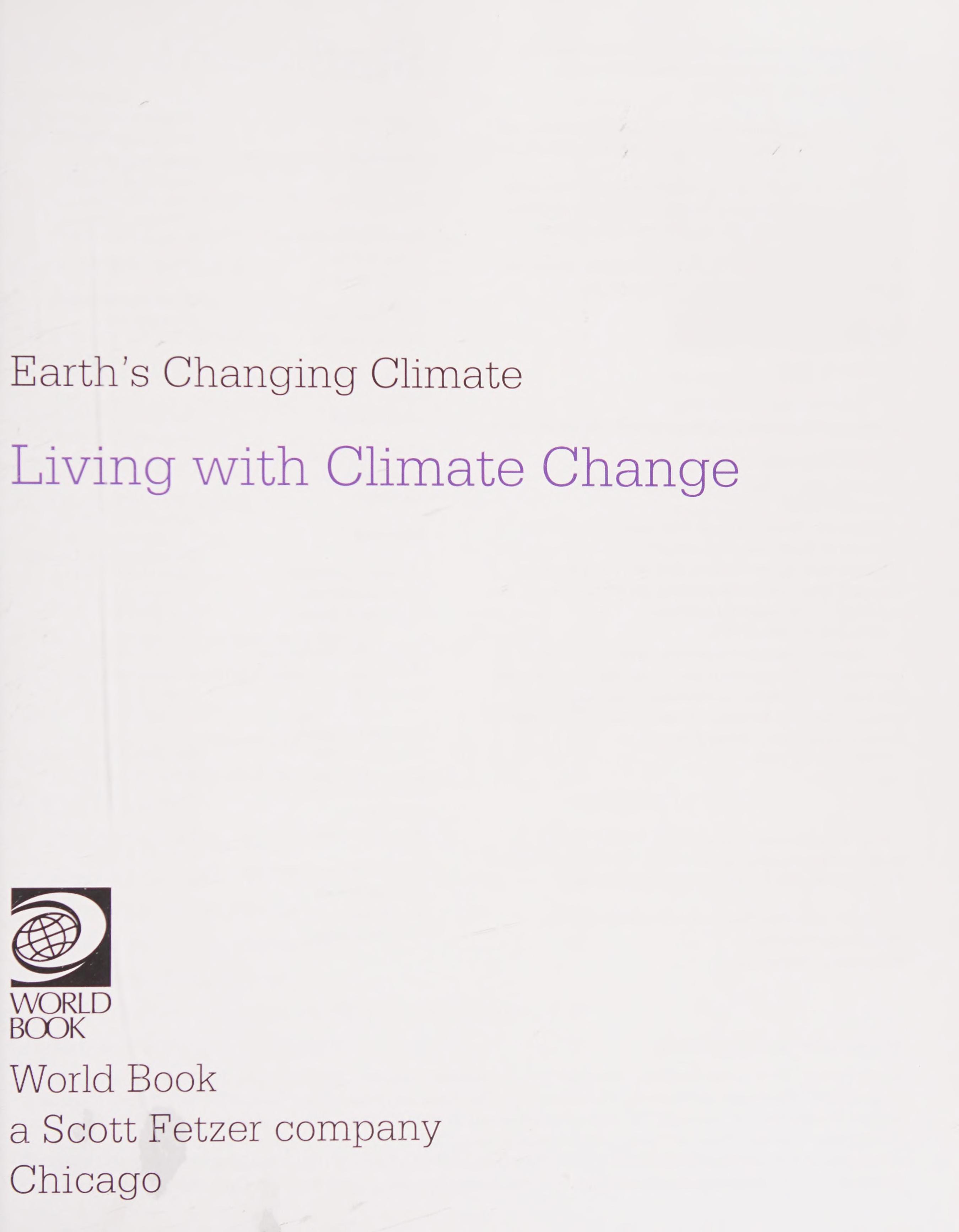 Living with Climate Change