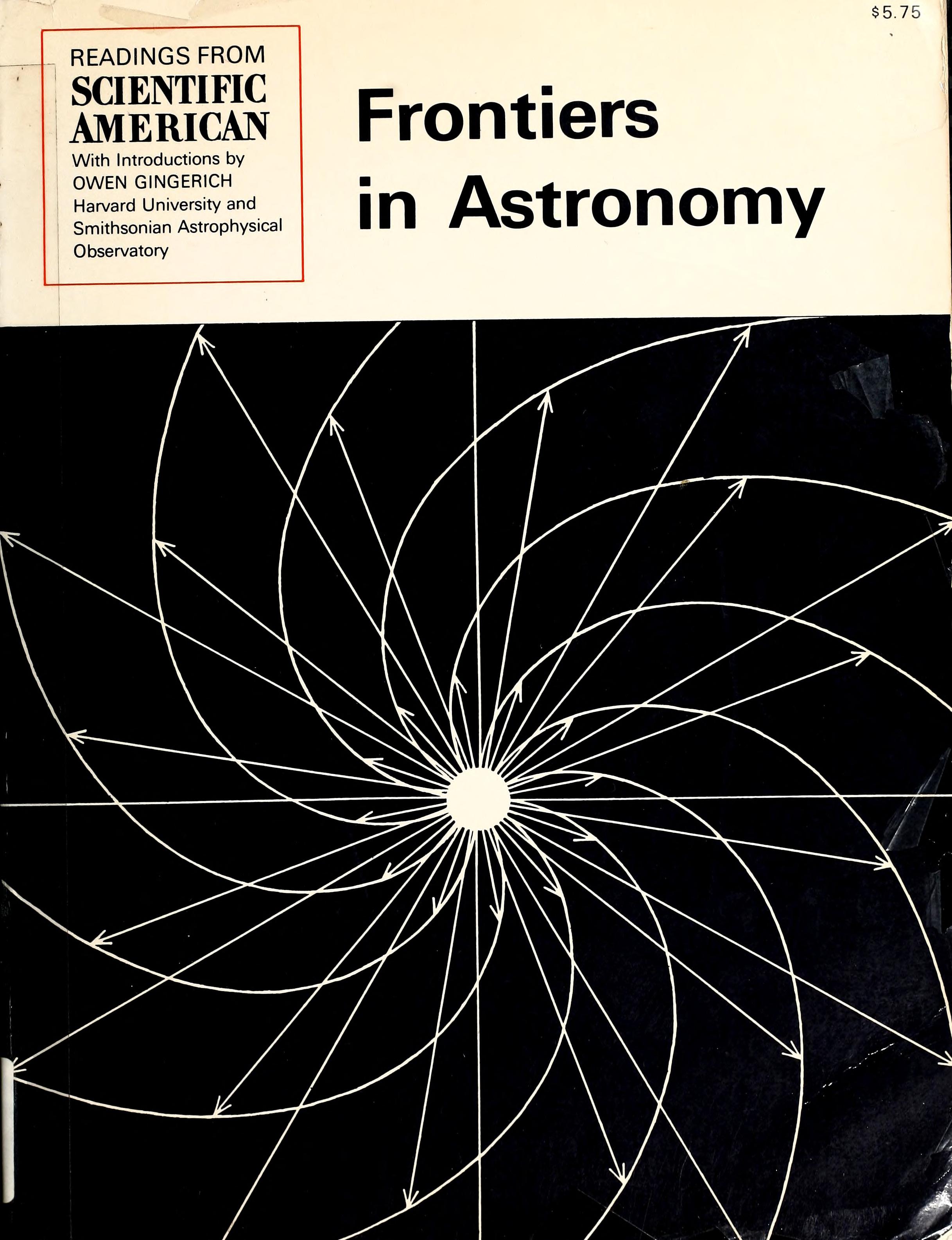 Frontiers in Astronomy