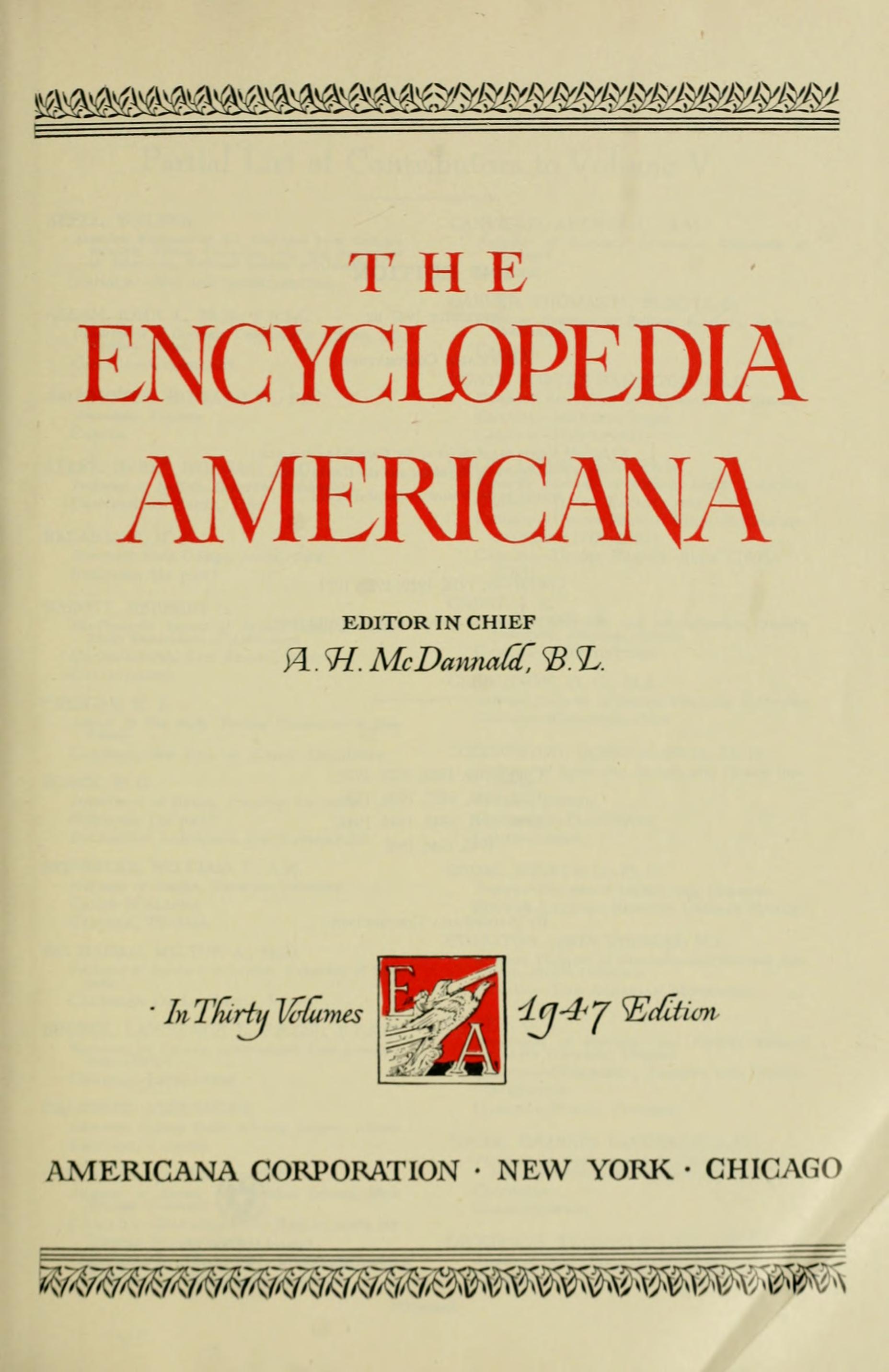The Encyclopedia Americana