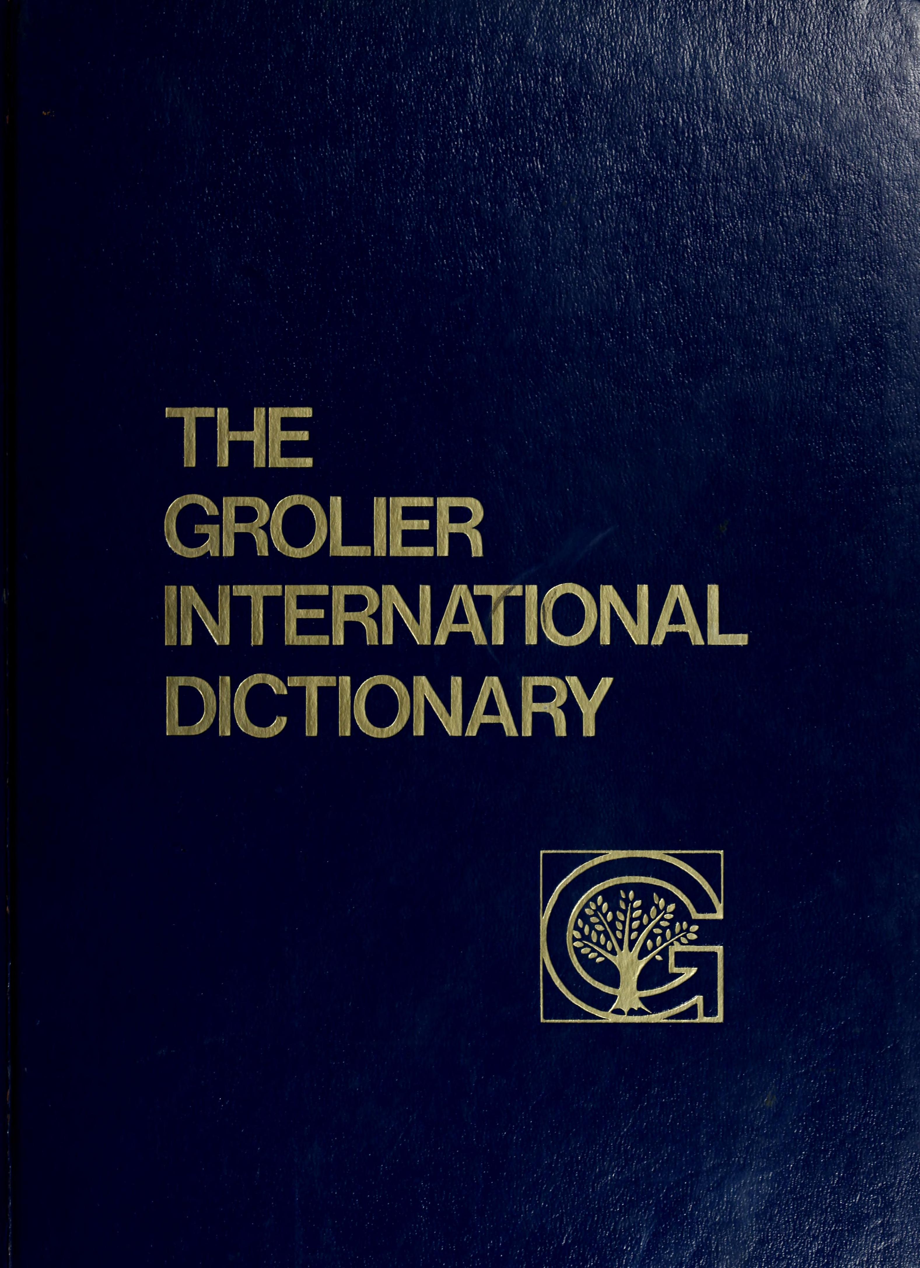 The Grolier International Dictionary