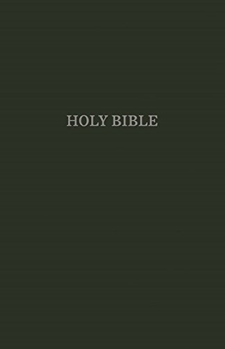 KJV, Gift and Award Bible, Leather-Look, Green, Red Letter, Comfort Print