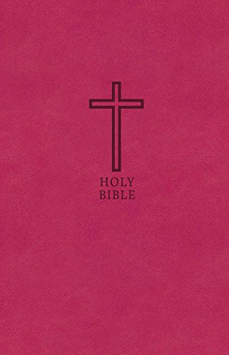 KJV, Value Thinline Bible, Compact, Leathersoft, Pink, Red Letter, Comfort Print