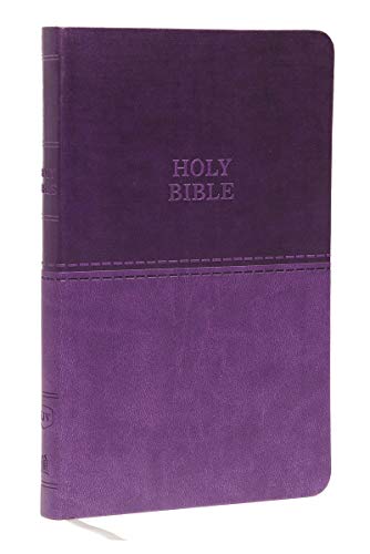 KJV, Value Thinline Bible, Leathersoft, Purple, Red Letter, Comfort Print